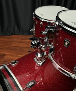 Ludwig Used Classic Maple USA Red Sparkle Kit 12 , 16, 20 Tom Close Up