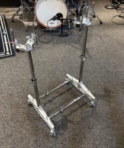 Tama Vintage Rolling Twin Double Tom Stand Full View Close