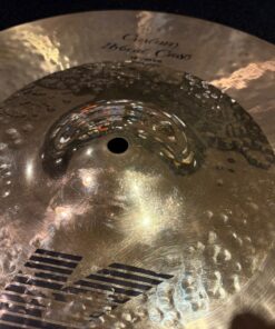 Zildjian Used K Custom Hybrid Sixteen Inch Crash Cymbal Bell Close