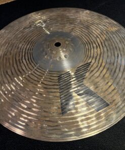 Zildjian Used K Custom Hi Definition 14 in. Hi Hat Cymbal Pair 6 Zildjian Used K Custom Hi Definition Fourteen Inch Hi Hat Pair Bottom Hat