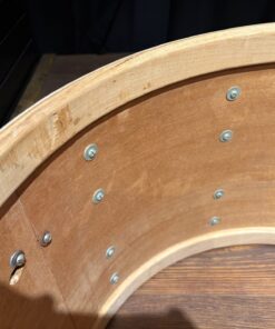 Slingerland Vintage White Marine Pearl Fourteen By Twenty Two Bass Drum Interior Scarf Joint