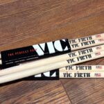 Vic Firth 5A PureGrit 3-Pack Drum Sticks Wood Tip