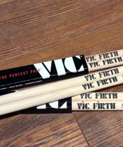 Vic Firth 5A PureGrit 3-Pack Drum Sticks Wood Tip