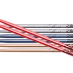 Zildjian 5A Chroma Drumstick Four Pack Gold Silver Pink And Blue