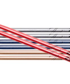 Zildjian 5A Chroma Drumstick Four Pack Gold Silver Pink And Blue