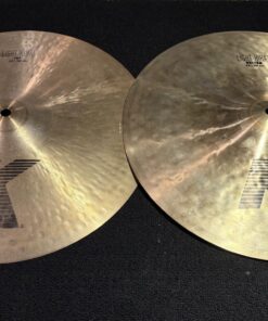 Zildjian Used K Light Fifteen Inch Hi Hat Cymbal Pair Tops