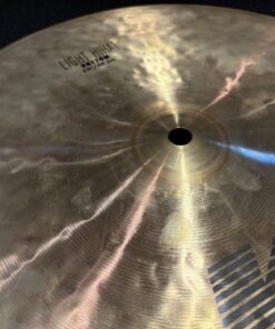 Zildjian Cymbals Used 15 in. K Light Hi Hat Cymbal Pair 6 Zildjian Used K Light Fifteen Inch Hi Hat Cymbal Pair Bell and Logo Bottom Hat