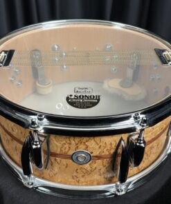 Sonor Used Thirteen Inch Benny Greb Beech Snare Drum Interior