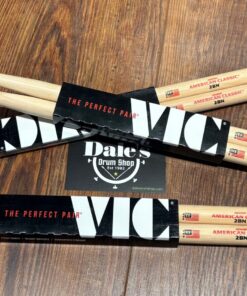 Vic Firth 2B Nylon Tip Hickory Drum Stick Pair 3-Pack