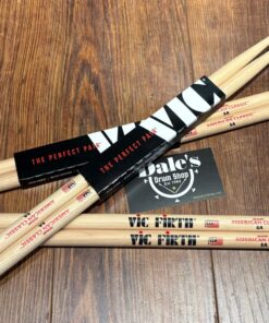 Vic Firth American Classic Hickory 5A Wood Tip Drumstick 3-Pack