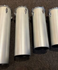 Tama Used Set of Four Painted Low Pitch Octobans Other Side