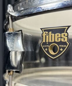 Fibes Used Austin Crystalite Five by Thirteen Inch Clear Acrylic Snare Drum Badge