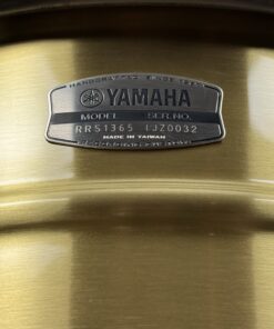 Yamaha Recording Custom Brass Six and a Half by Fourteen Inch Snare Drum Badge