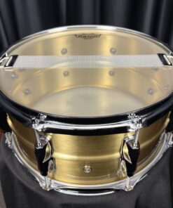 Yamaha Recording Custom Brass Six and a Half by Fourteen Inch Snare Drum Snare Side
