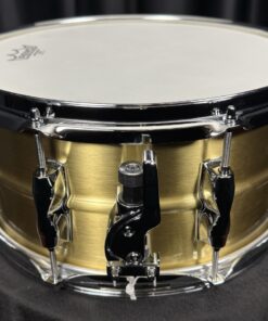 Yamaha Recording Custom Brass Six and a Half by Fourteen Inch Snare Drum Throw Off