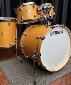 Yamaha Tour Custom Four Piece Set Caramel Satin with Twenty Two Inch Bass Drum