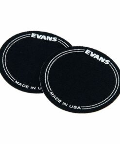 Evans EQPB1 Black Nylon Bass Drum Impact Pad 2-Pack