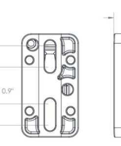 INDe RST Bracket Specs in MM