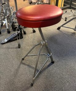 Ludwig Vintage Red Vinyl Porto Seat