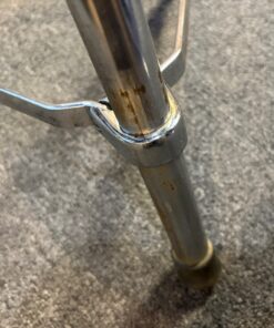 Ludwig Vintage Porto Seat Red Top Drum Throne 6 Ludwig Vintage Red Vinyl Porto Seat Leg Assembly