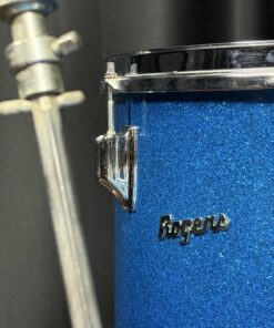 Rogers Blue Sparkle Holiday FT and Cymbal Tilter close