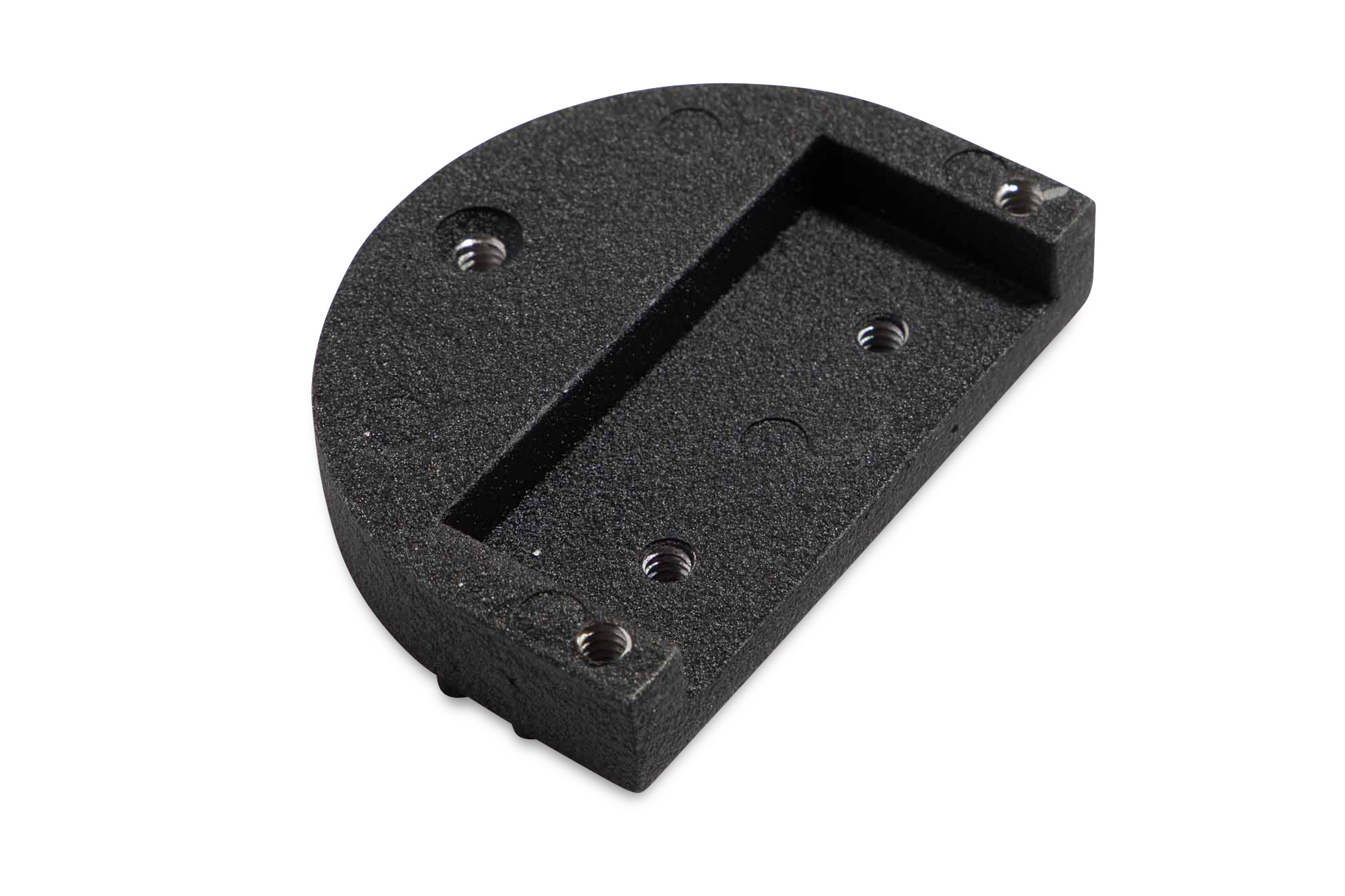 DW Pedal Parts DWSP001 3000 Half Moon Heel Casting 2 DW Half Moon Heel Casting For 3000 Series Bass Drum Pedals Showing Underside