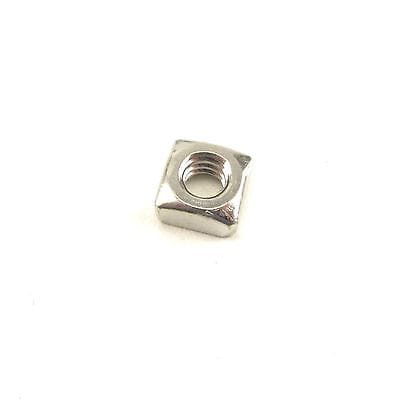 DWSP061 Chrome Square Nut 1/4x20 for pre tri pivot pedal toe clamp bolt