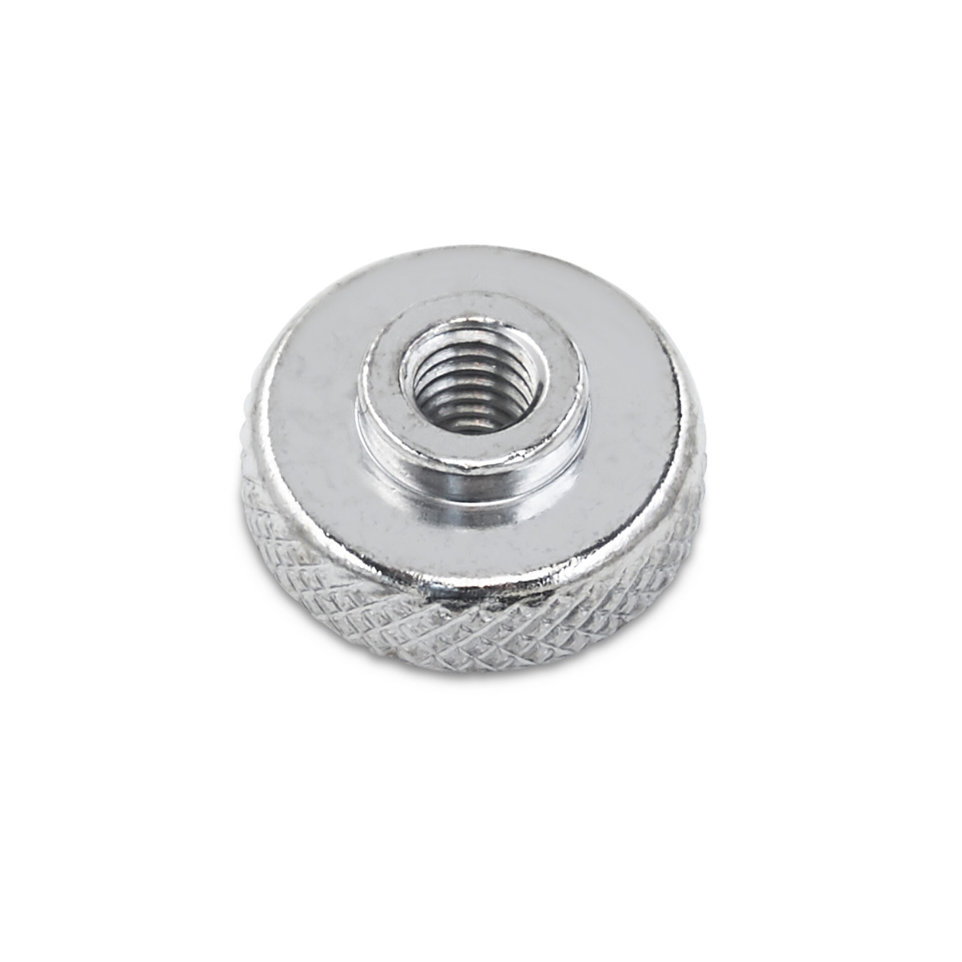 DW Pedal Parts DWSP082 10-32 Knurled Step Nut For Spring Assembly 1 DW 10-32 Knurled Step Nut Chrome