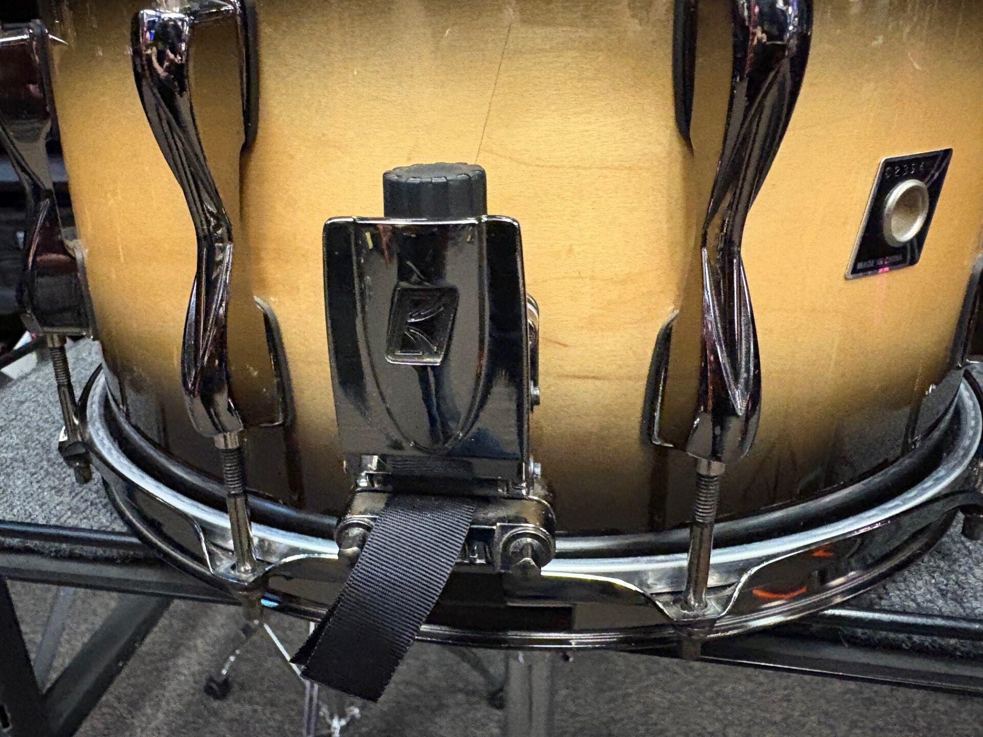 Tama Used Drums Artwood Ltd. Maple 8x14 Snare Drum Desert Burst 3 Tama Used Artwood Limited Snare Drum Eight by Fourteen Inch Dark Desert Burst With Bag Throw Off