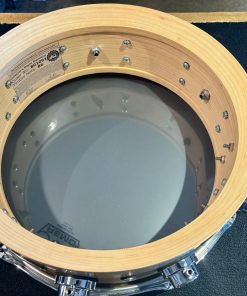 Used Super Solid 5.5x14 Collector's Snare Drum Satin Natural Super Solid Interior