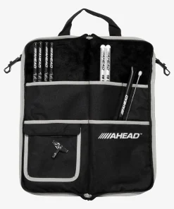 Ahead Drum Stick Bag Black with Gray Trim Interior View