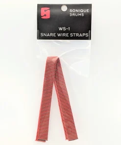 Sonique WS-1 One Pair Poly Pro Red and Black Snare Straps