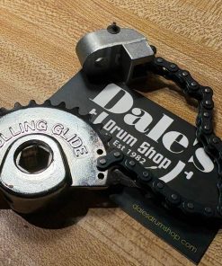 Tama Parts Original Rolling Glide Bass Pedal Single Chain and Sprocket 5 Tama Parts NOS Original Rolling Glide Single Chain and Sprocket showing sprocket teeth