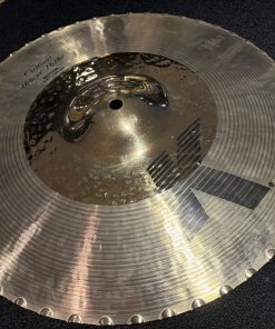 Zildjian Used 14.25 inch K Custom Hybrid Hi Hat Cymbal Pair Bottom Hat