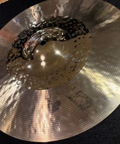 Zildjian Used 14.25 inch K Custom Hybrid Hi Hat Cymbal Pair Top Hat