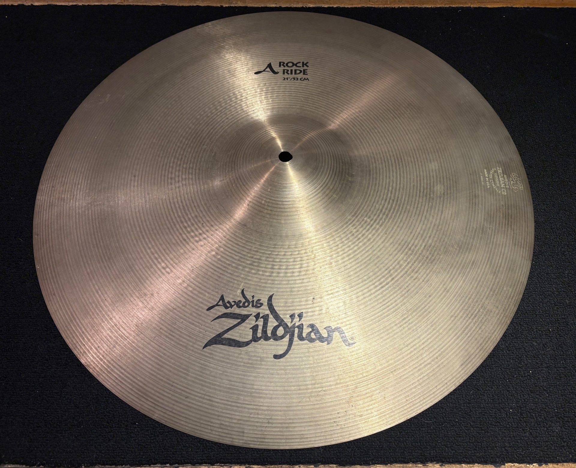 Zildjian Used A 21 in. Rock Ride Cymbal 3290g 1 Zildjian Used A 21 inch Rock Ride Cymbal