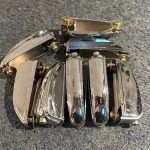 Tama Set of 8 Used 90s Swingstar Bass Drum Lugs Chrome