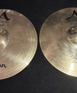 Zildjian Used 14 Inch A Custom Hi Hat Cymbal Pair