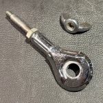 Ludwig Vintage Atlas Cymbal Tilter Post Half Chrome Front