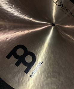 Meinl Demo Byzance Traditional 17 Inch Medium Thin Crash Cymbal Bell and Logo