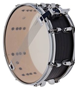 Premier Artist Birch 5.5x14 Snare Drum Antique Black Ash Showing Interior