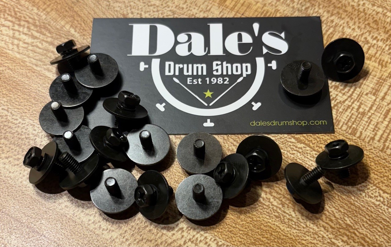 Tama Parts M4 x 8mm Black Mounting Screws 20-Pack 1 Tama Black Mounting Screws M4 x 8mm