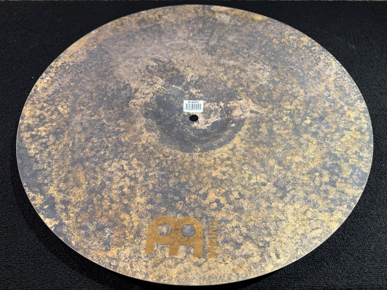 Meinl Demo Byzance Vintage Pure 18 Inch Crash Cymbal B18VPC Underneath
