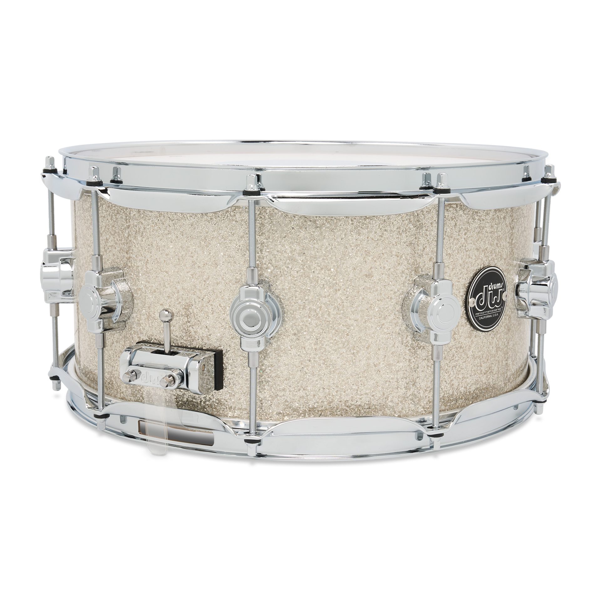 DW Drums Ltd. Performance Maple 6.5x14 Broken Glass Snare Drum