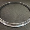 Ludwig Used Twin Channel 14 Inch 10 Ear Snare Drum Batter Hoop Chrome