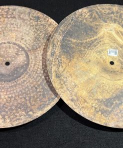 Meinl Demo Byzance 16 Inch Vintage Pure Hi Hat Cymbal Pair Undersides