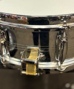 Slingerland Vintage Chrome Over Brass 5x14 Snare Drum Gene Krupa Sound King Snare Butt