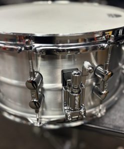 Sonor Used Kompressor 6.5 Inch By 14 inch Aluminum Snare Drum Throw Off