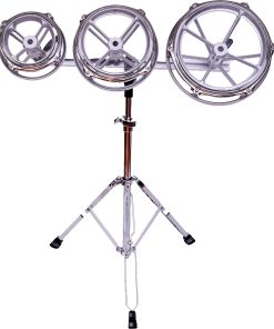 Spin Tune 6 inch 8 inch and 10 inch toms with stand Front