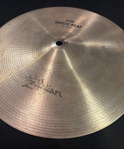 Zildjian Used A 13 Inch Quick Beat Hi Hat Cymbal Pair Top Hat